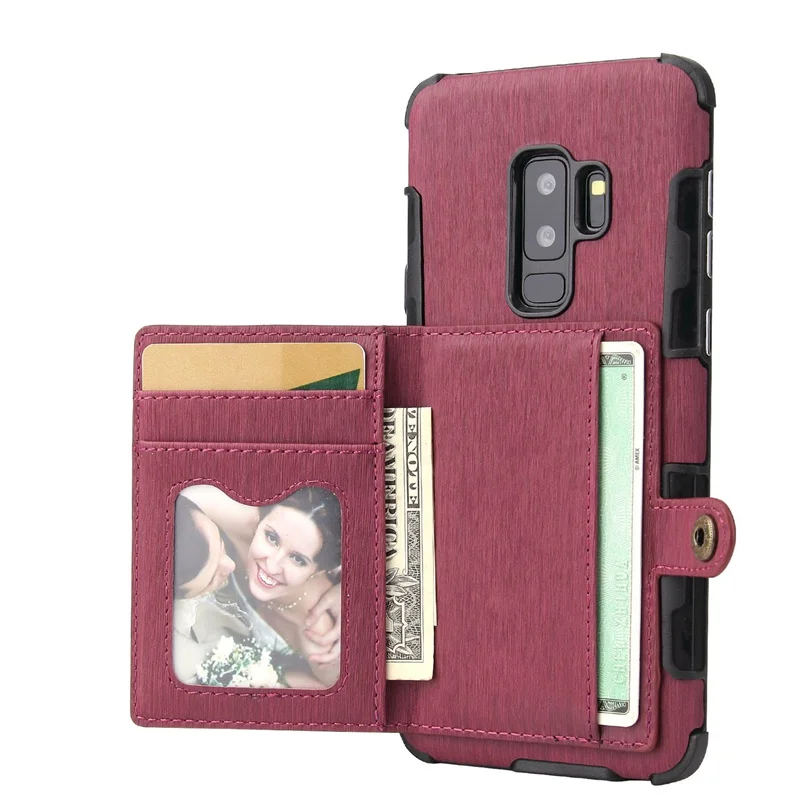 wine red S105G чехол для samsung A5 A7 J5 J7 pro M10 M20 M30 A20 Крышка для samsung Galaxy s9 s8 s10 plus Note 8 9 A8 s10e чехлы - Цвет: wine red