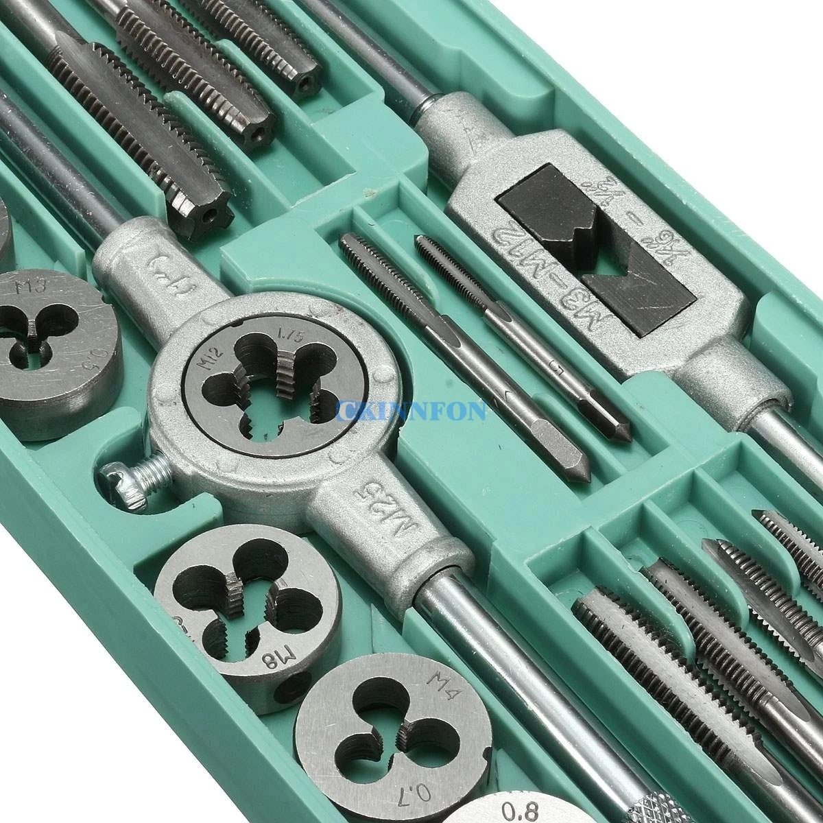 DHL 10Set* 20Pcs/Set Metric Hand Tap and Die Set M3-M12 Screw Thread Plugs Straight Taper Reamer Tools | Инструменты