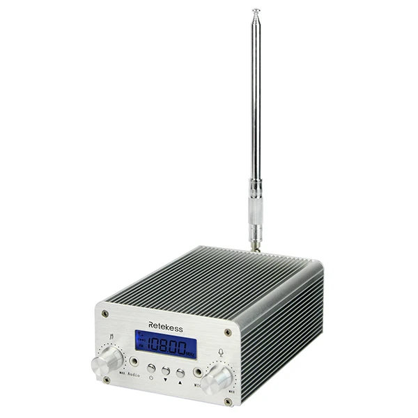 Retekess TR501 6 Вт PLL fm-передатчик Мини Радио Стерео станция беспроводной вещания+ мощность+ антенна автомобильный кинотеатр кампус вещания