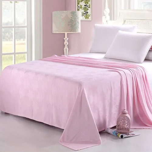 Pink B Одеяло из бамбукового волокна для малышей, детей, взрослых, летнее, Крутое, одеяло s для кровати, дивана, удобное, воздуха, условное одеяло - Цвет: Pink B