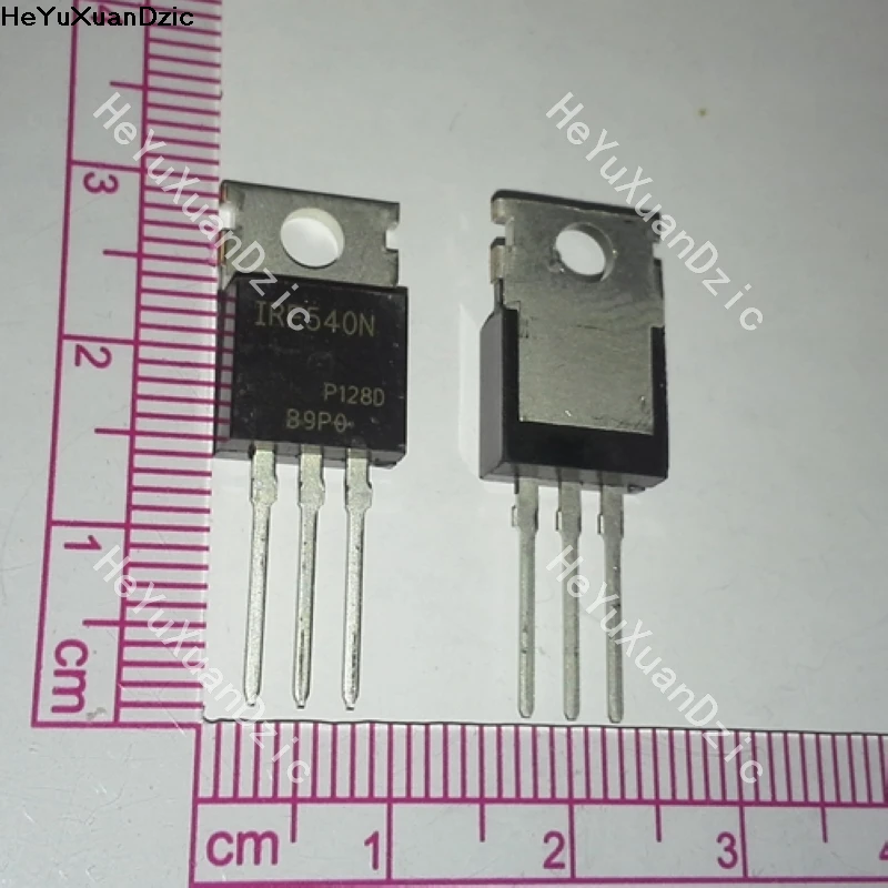 10Pcs/ lot IRF540NPBF IRF540N IRF540 FET MOSFET N-Channel 100V 33A TO-220 New Original Product