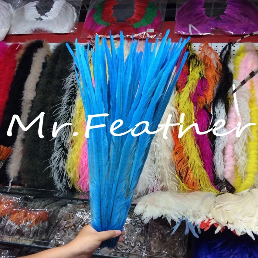 100 шт. Королевский синий окрашенный рингшейный Фотофон 65 70 см 26 28 дюймов супер