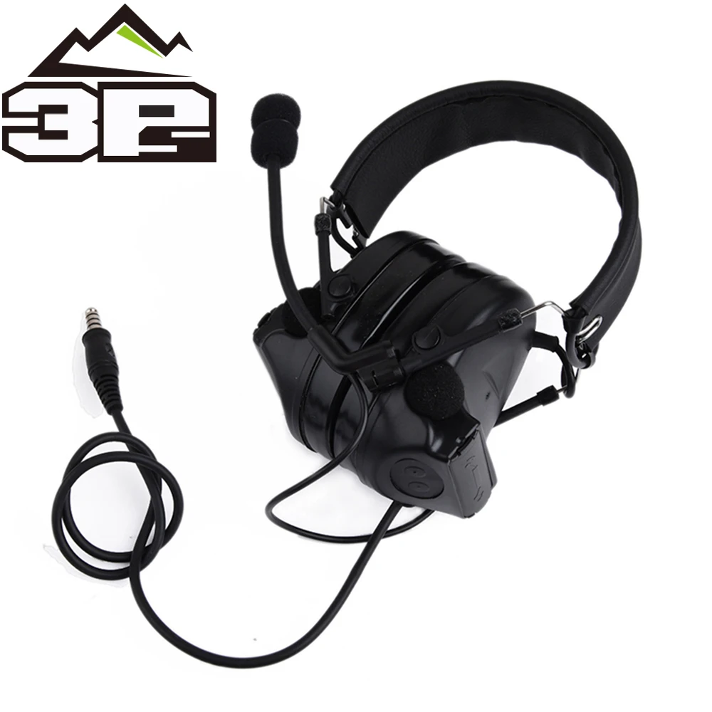 

Airsoft Tactical Noise Reduction Pickup Silicone Aviation Heaphone High Quality Comtac II Configuration Version Headset WZ044