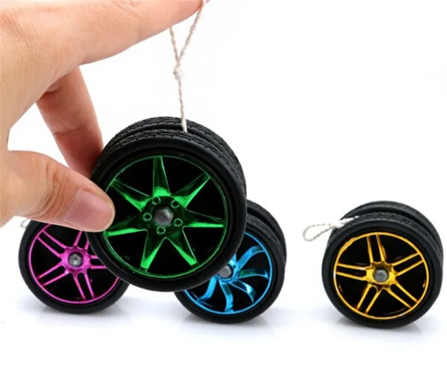 Горячая Распродажа профессиональный гальванический автомобиль колесо YoYo шариковый подшипник струна трюк детская игрушка