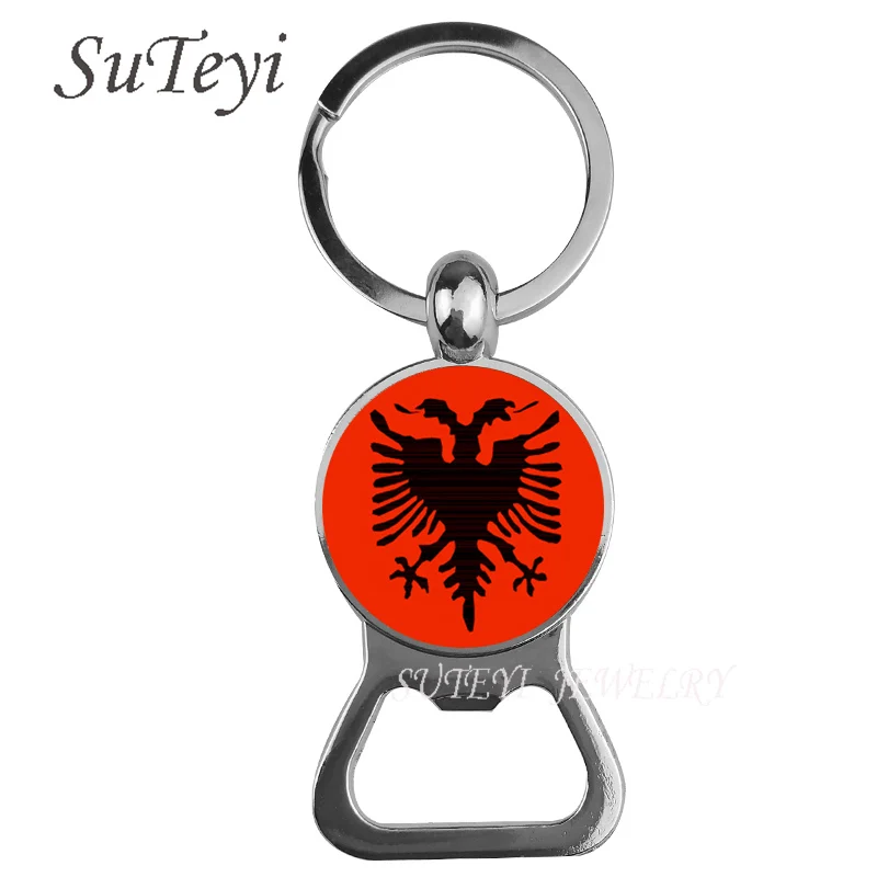 Открывалка для пивных бутылок с национальным флагом Албании/Ирландии/Эстонии