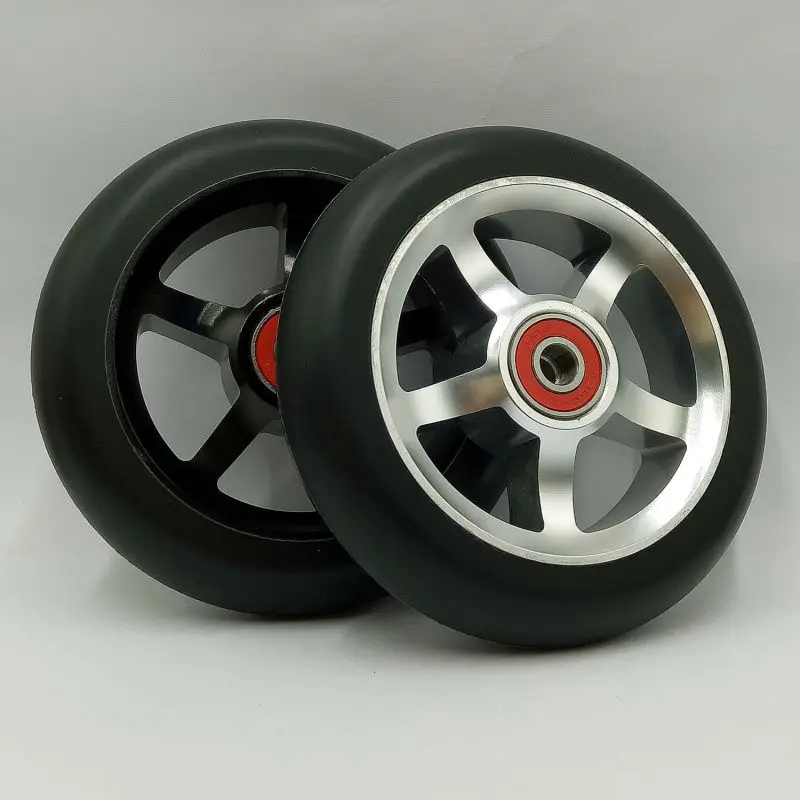 2 шт. высокоэластичные подшипники для коньков 100/110/120 мм|120mm scooter wheels|110mm wheelsscooter wheel