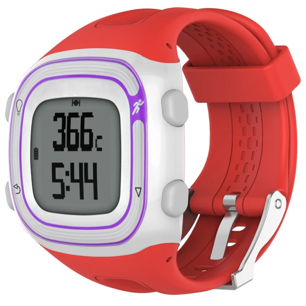 Мягкий силиконовый ремешок для часов Garmin Forerunner 10 15 gps спортивные часы для бега маленькие большие для женщин мужчин заменить мужчин t полосы