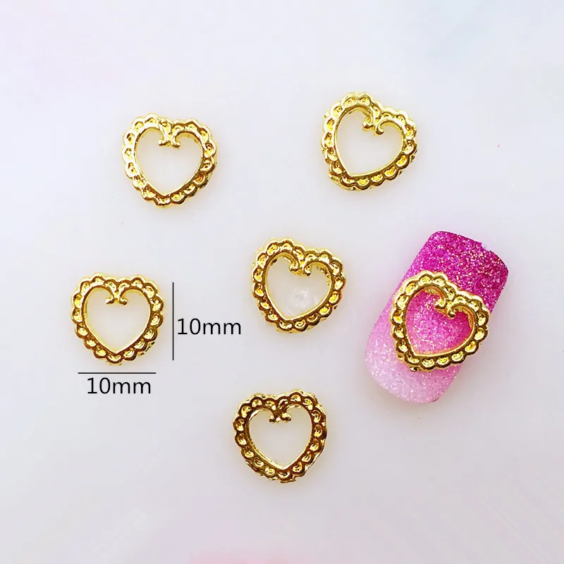 10 шт./пакет розничная продажа Япония новинка 3D дизайн ногтей деко металлический