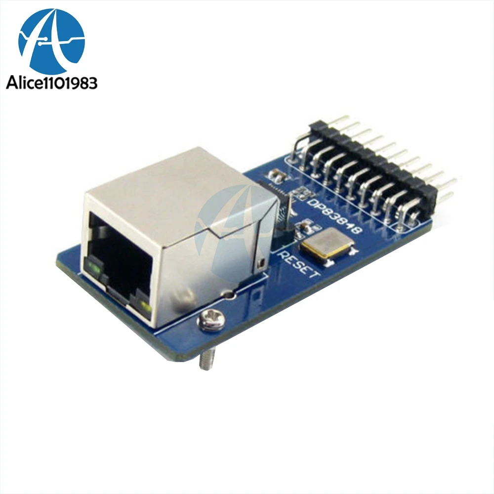 DP83848 Ethernet физический уровень трансивера RJ45 управления контроллер интерфейсная