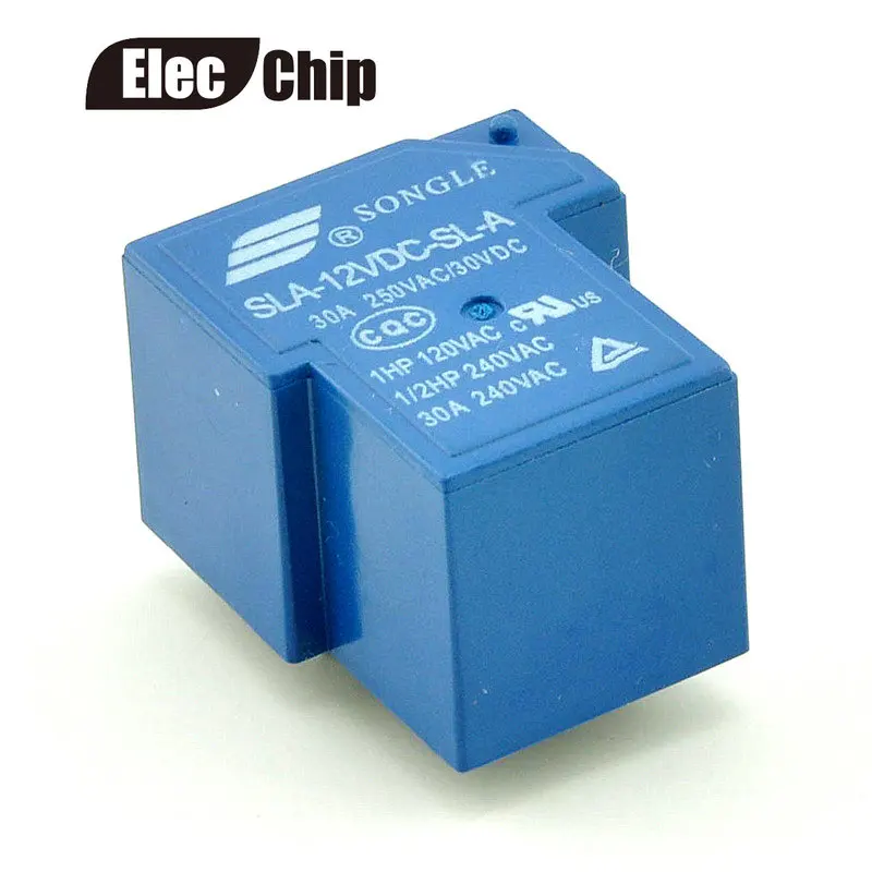 Новый оригинальный 5 шт. SLA-12VDC-SL-A 4Pin 30A 250VAC T90 12V реле общего назначения |