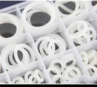 225 pcs clear food grade silicone o rings rubber set o ring silicone seal kit