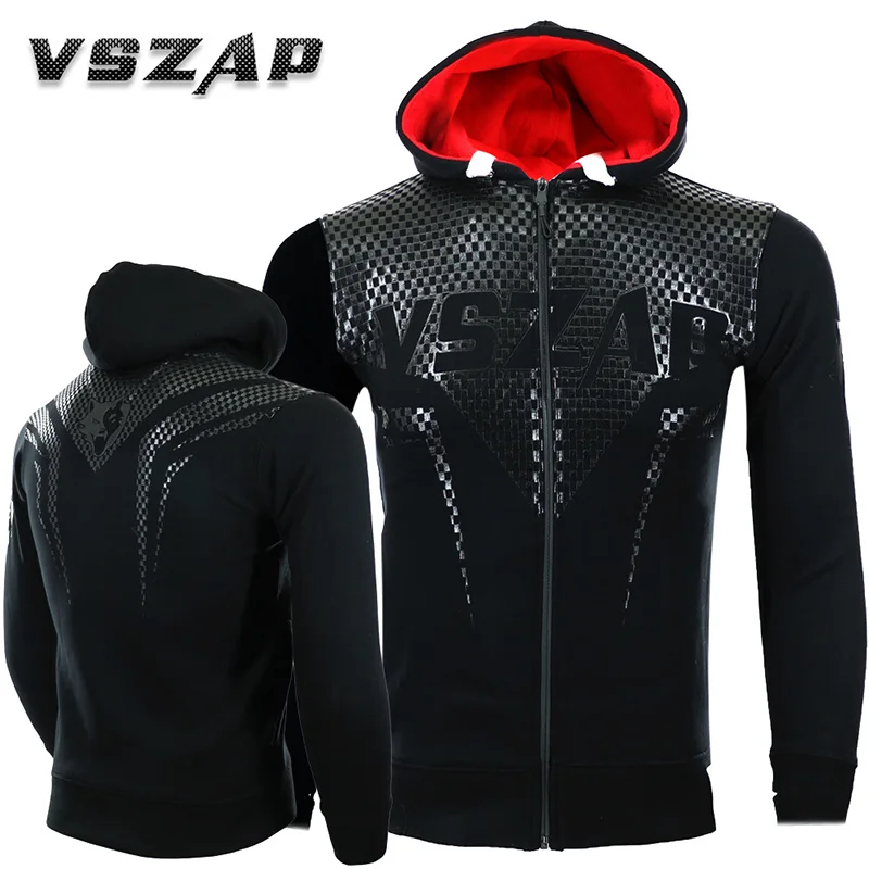 VSZAP MMA Rock Hoodies Autumn jacket long sleeve hooded Sweatshirt kickboxing combat
