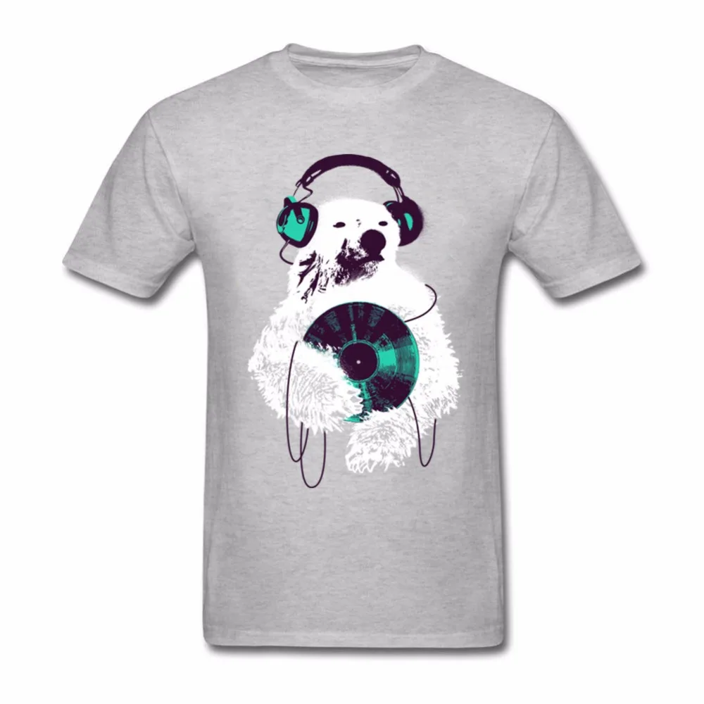 Мишка записи футболка на заказ короткий рукав Для мужчин хип-хоп Camiseta Хлопок Crewneck