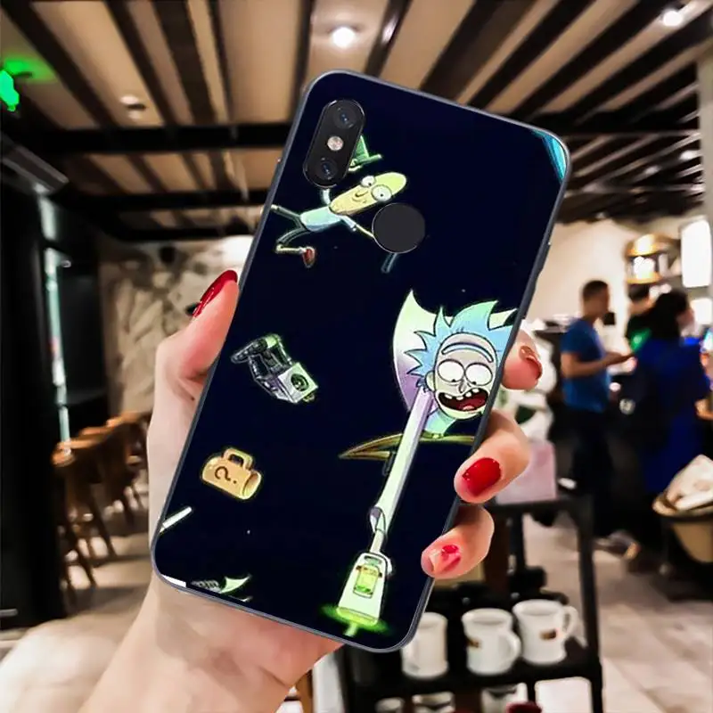 Yinuoda Рик Морти DIY Чехол Для Телефона TPU Мягкий силиконовый чехол для телефона Xiaomi Mi
