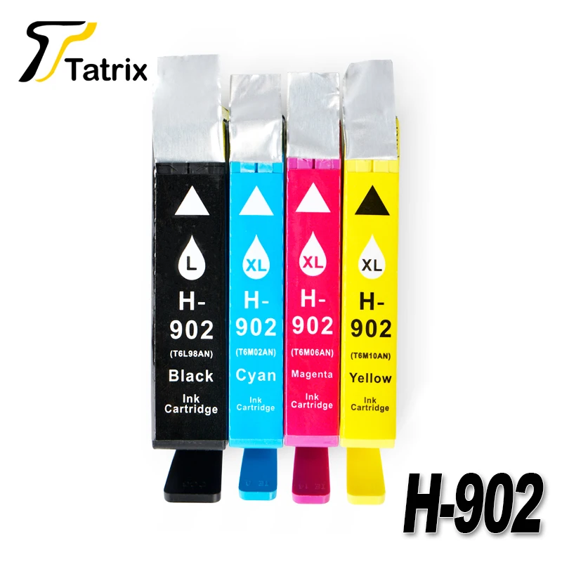 Чернильный картридж Tatrix 4PK HP 902 для XL Officejet Pro 6960 6961 6963 6964 6965 6966 6968 6970 6971 6974 6975 6978|ink