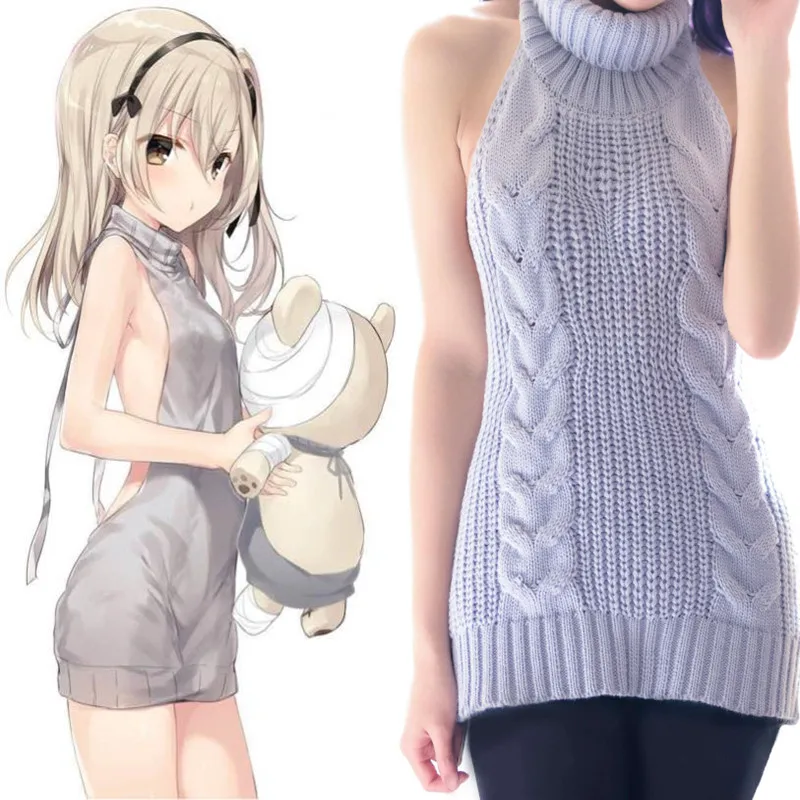 Virgin Killer сексуальный свитер с высоким плотно облегающим шею воротником низким