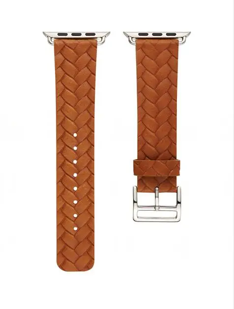Для Apple Watch iwatch 4 3 2 1 сменный модный кожаный ремешок 38 мм 42 мм 40 мм 44 мм watc Band Series 5 - Цвет ремешка: Светло-коричневый