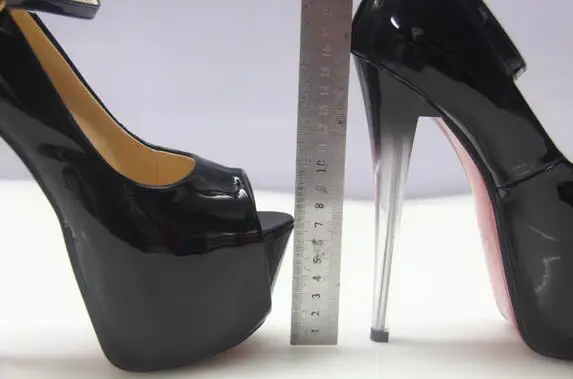 LLXF zapatos/Большие размеры: 34-45, 46, 47; босоножки для подиума; обувь для ночного клуба с открытым носком на высоком каблуке 22, 19, 16 см; женские туфли-лодочки на шпильке