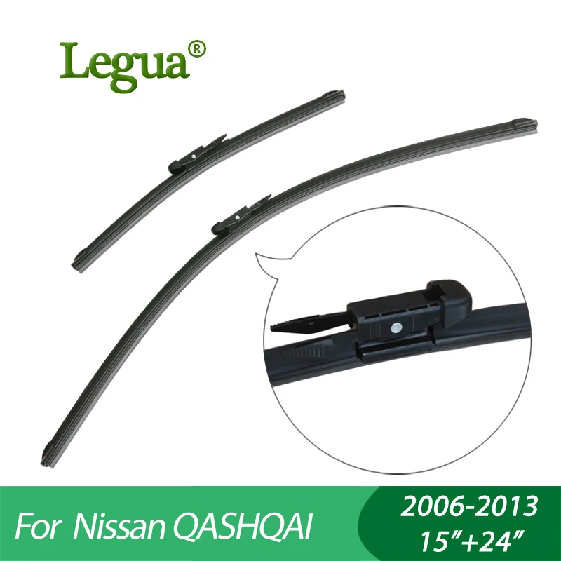 1 компл. стеклоочистителей для Nissan QASHQAI ниссан кашкай(2006 2013) 15 &quot+ 24&quot