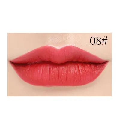 08 1 шт. Водонепроницаемая женская помада матовая Cosmetiquera 12 цветов Rouge A Levre матовая Longue Tenue стойкий блеск для губ Стик - Цвет: 08