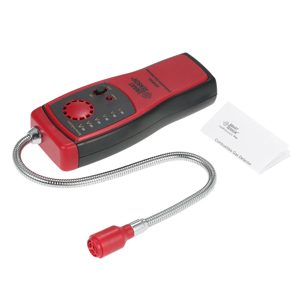

SMART SENSOR AS8800L Handheld Portable Automotive Mini Combustible Gas Detector Determine Tester with Sound and Light Alarm