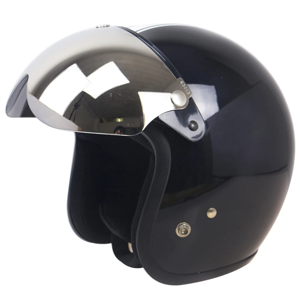 шлем мотоциклетный Универсальный ветрозащитный 3 Snap козырек передний откидной