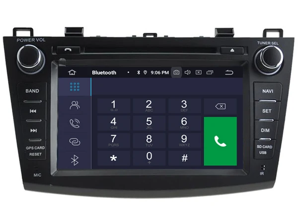Четырехъядерный Android 9 0 автомобильный dvd плеер для MAZDA 3 (2010 2012) Автомобильный
