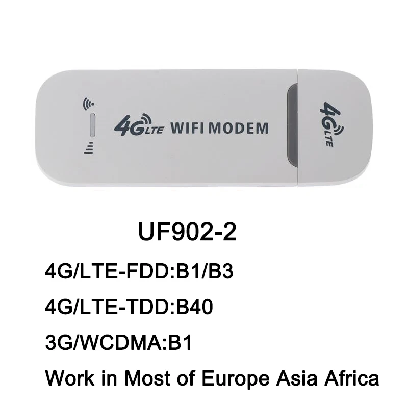 TianJie 4G Wifi роутер 4G FDD TDD Автомобильный USB модем мини-палка Дата карта Мобильная точка доступа беспроводной широкополосный USB Wi-Fi ключ - Цвет: UF902-2