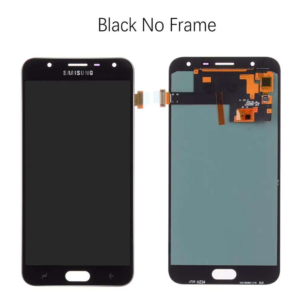 5," ЖК-дисплей для samsung Galaxy J7 Duo дисплей сенсорный экран для samsung Galaxy J7 Duo ЖК-дисплей J720 J720F SM-J720F - Цвет: Black