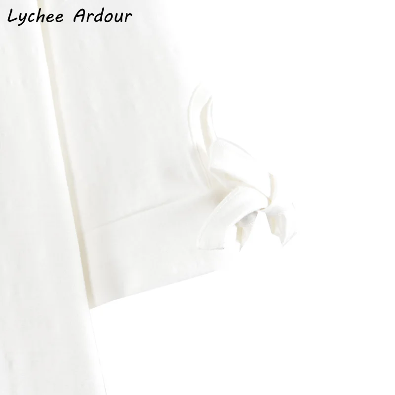Lychee Ardour женская футболка с вышитыми буквами из мультфильма Весенняя Летняя
