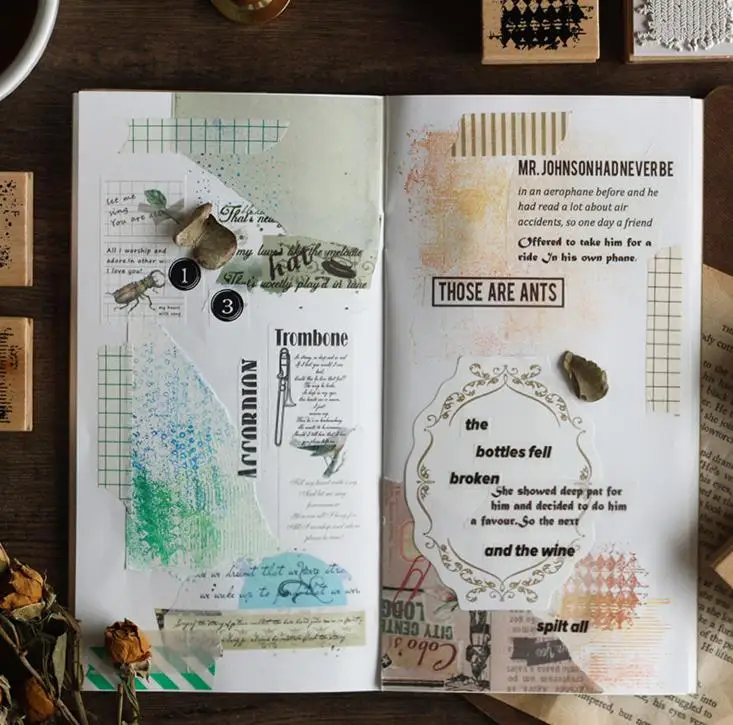 1 шт. винтажные милые декоративные штампы для скрапбукинга | Канцтовары офиса и