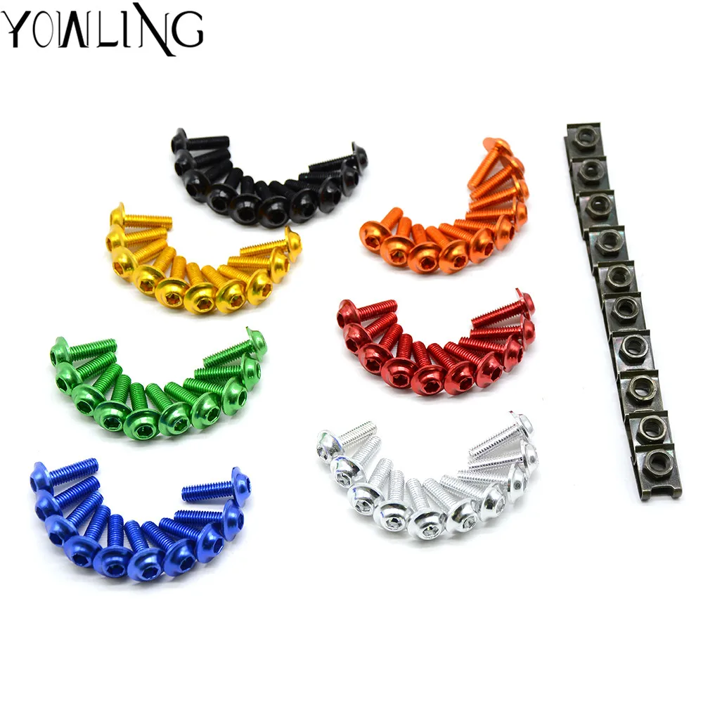 Новый Полный комплект обтекателей для кузова рабочие болты гайки винты HONDA CBR600RR