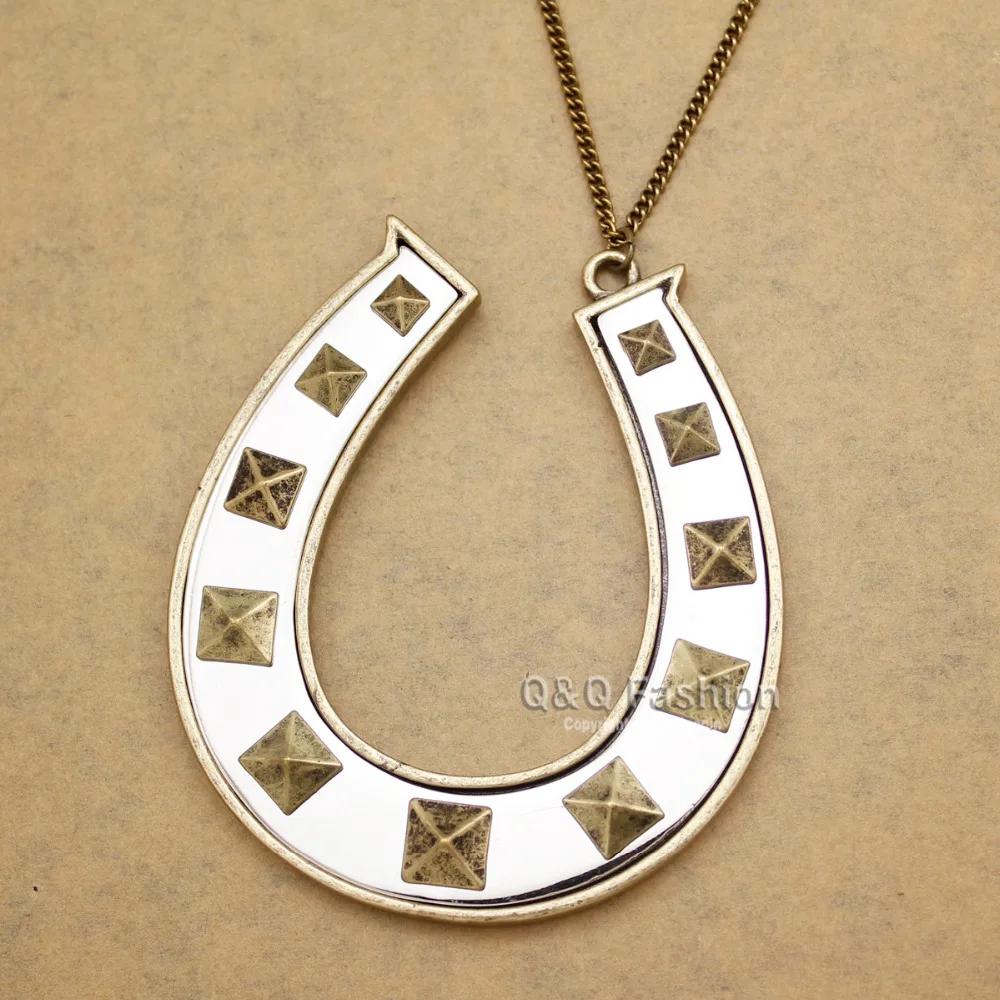 Винтажные серьги гвоздики для обуви в западном стиле подвеска Родео линии чокер