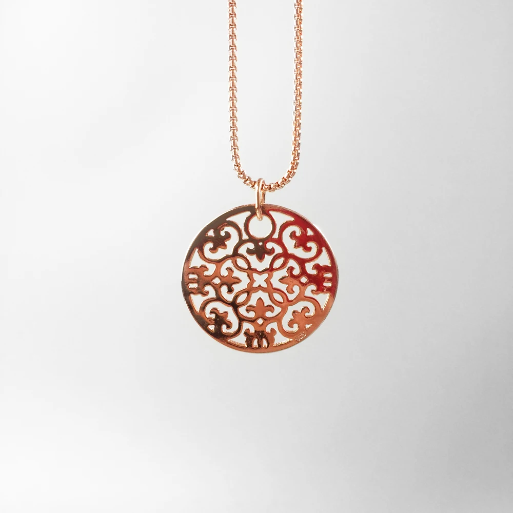 Диск Арабеска украшение кулоны ожерелья для женщин и девушек 2019 новинка