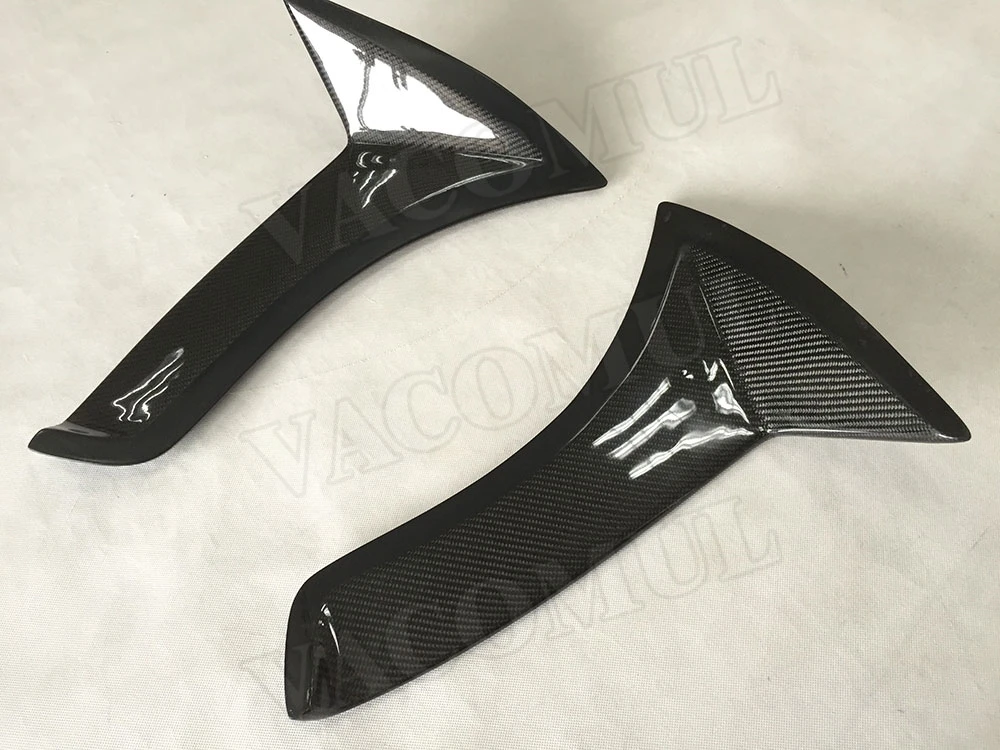 Переднее боковое крыло из углеродного волокна вентиляционные плавники наклейка