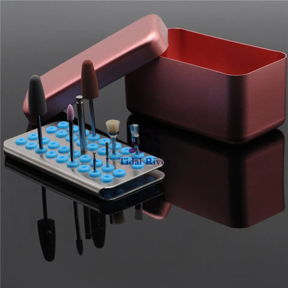 Стоматологический FG RA HP дрель наборы боров оправы Автоклавный держатель для