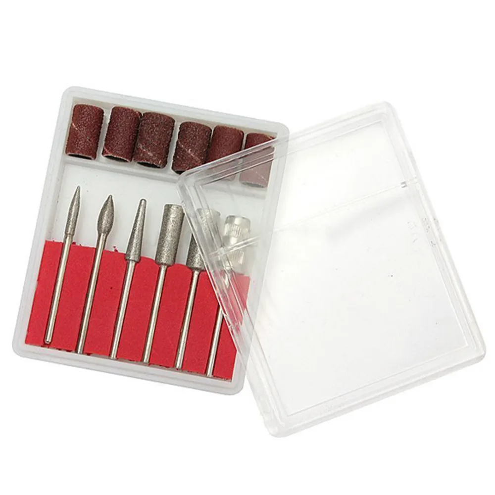 Набор профессиональных сверл для ногтей 6 шт. набор шлифовальных головок