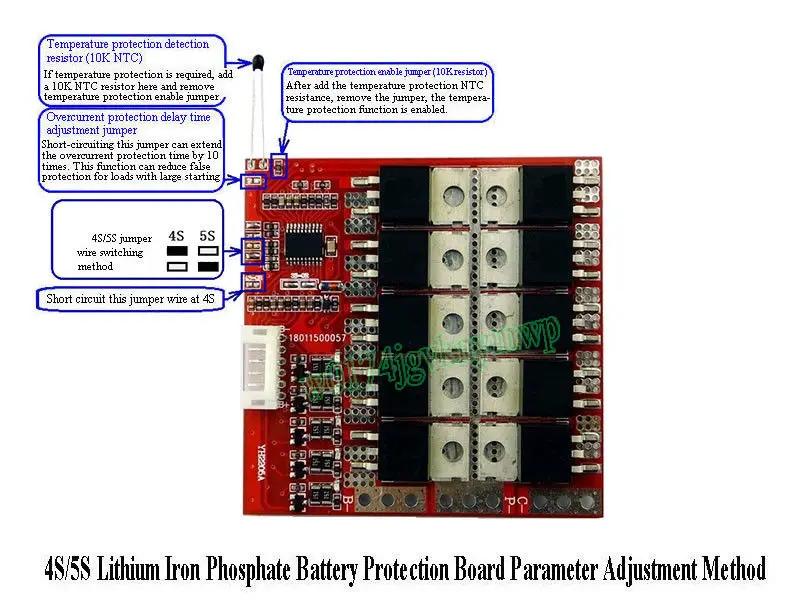 DYKB 4S 5S 100A 12,8 V 16V PCM BMS плата защиты батареи w/баланс для LiFePo4 литий-железо-фосфатная батарея 3,2 V