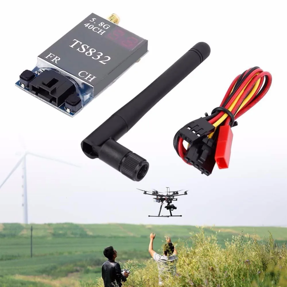 Черный 5 8G 40 каналов 600MW 2 дБ усиление FPV изображения av передатчик системы