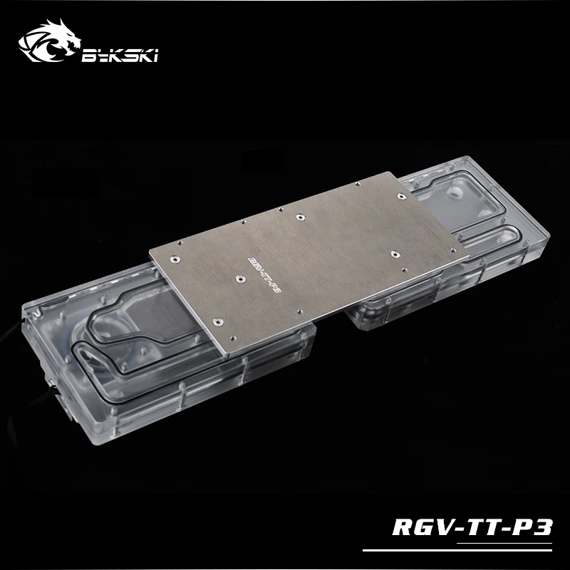 BYKSKI акриловый RGB резервуар для воды для Thermaltake Core P3 компьютерный чехол для 3PIN RGB 5v DDC насос Res Combo RGV-TT-P3