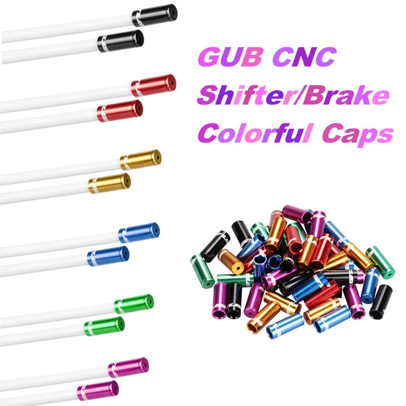 

Gub 100 Pieces Set 4mm Mountain Road Cycling Mtb Shifts Wires Cable Line Gear Gear Bicycle Cable Cover Cap Sets Kit Caps