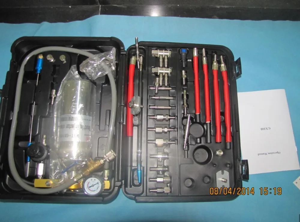 Новое Поступление NON-ДЕМОНТАЖ Очиститель Топливной форсунки комплект MST-GX100 Для