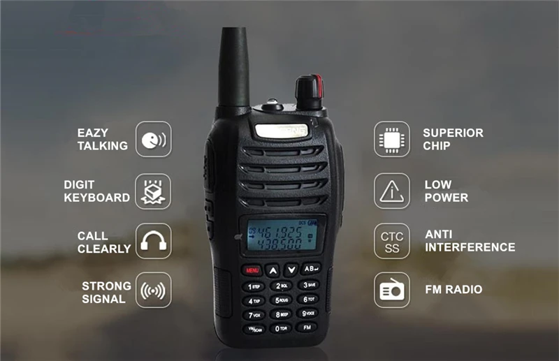 2 шт BaoFeng UV-B6 Портативный иди и болтай Walkie Talkie “иди и УФ B6 двухстороннее радио двухдиапазонный УКВ/UHF Woki токи 5 Вт фм радио станция