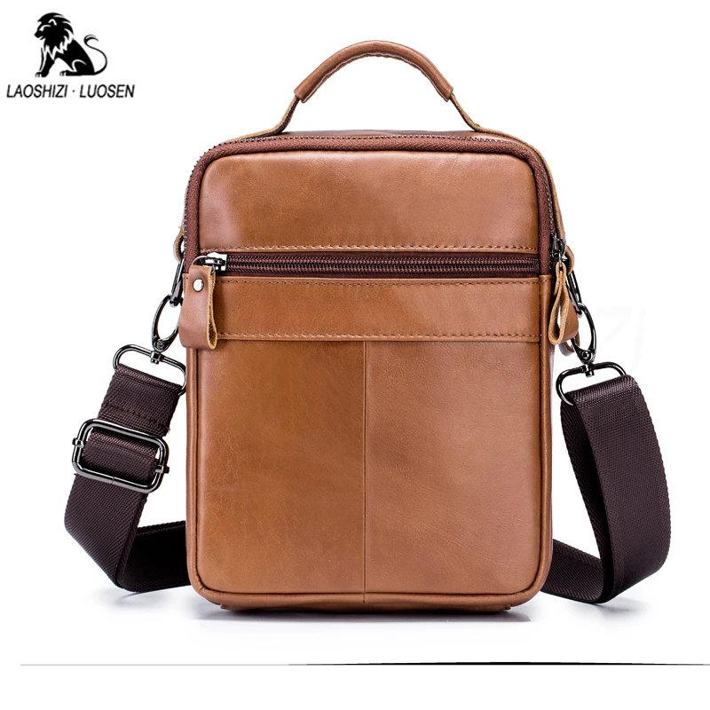 Men's Briefcase Bags For Laptop Man Business Bag Genuine Leather Handbags High Quality Leather Office Shoulder Bags Tote for Men