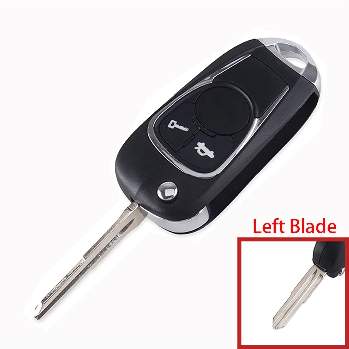 Left Blade Брелок KEYYOU для Chevrolet Lova Epica Spark Avoe Автомобильный ключ болванки чехол левое правое лезвие Авто дистанционный Автомобильный ключ оболочка 2 кнопки - Количество кнопок: Left Blade