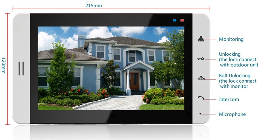 4 единицы система внутренней связи видеодомофон домофон комплект все камеры из