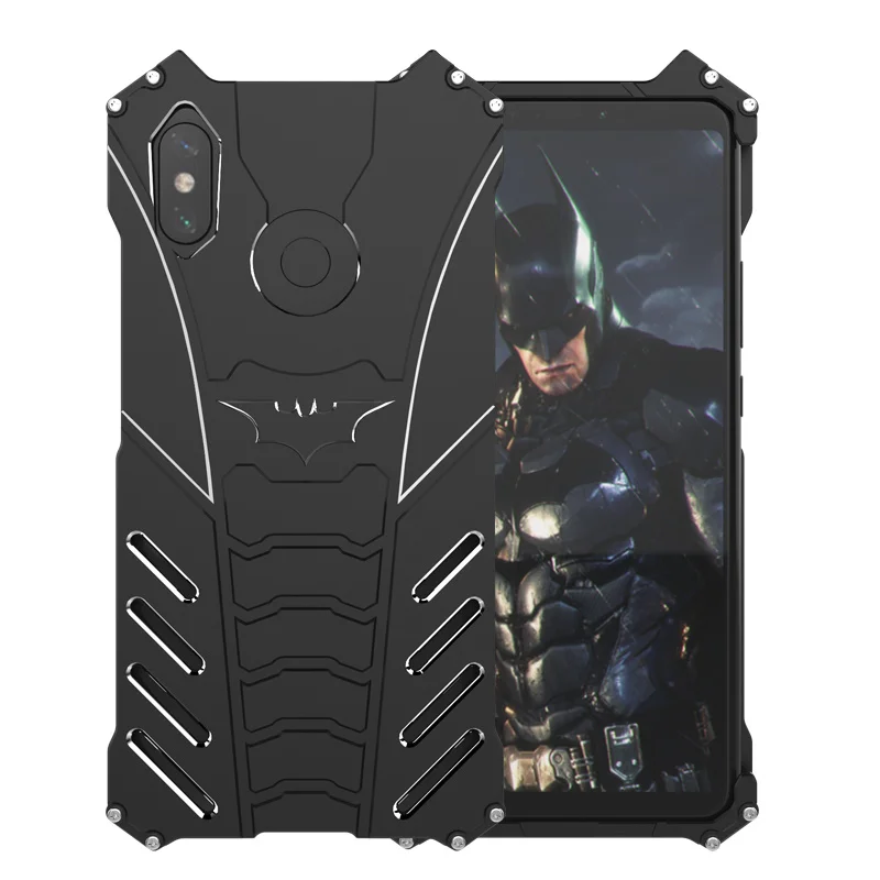 Роскошный металлический алюминиевый чехол для Xiaomi mi Max 3 Marvel с элементами Бэтмена, жесткий защитный чехол для Xiaomi mi Max 3/mi Max3 чехол