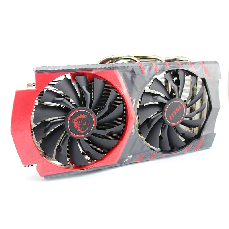 Новый оригинальный кулер для видеокарты MSI GTX960 игровой вентилятор с радиатором