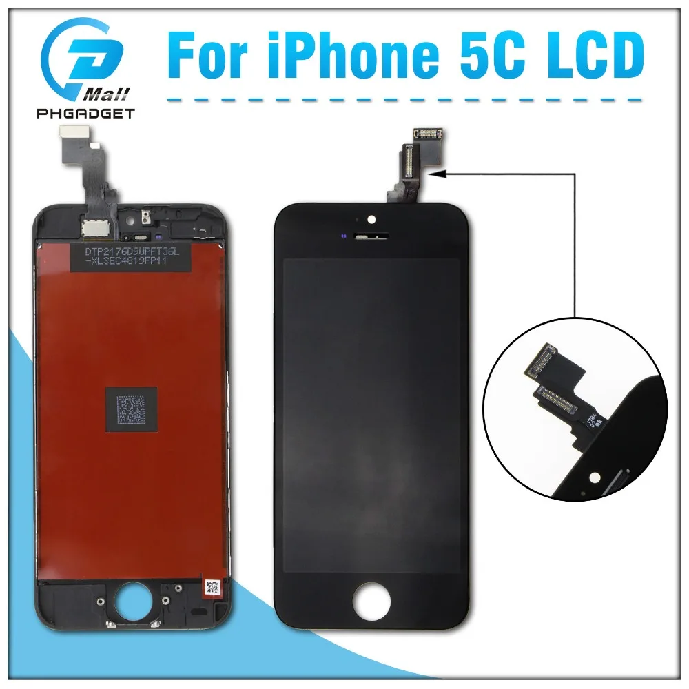 10 шт./лот AAA сенсорный экран + ЖК дисплей дигитайзер для iphone 5S 5 5c 4S DHL Бесплатная