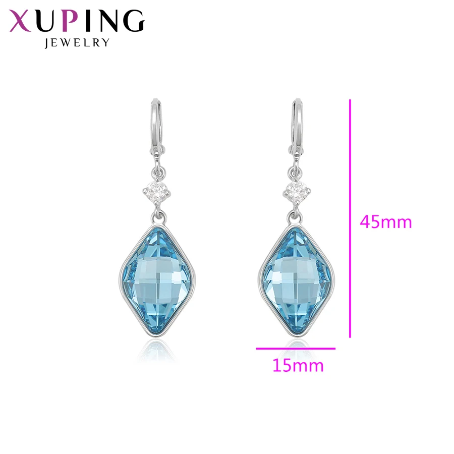 11 Xuping ювелирные изделия Капли серьги Модные Кристаллы от Swarovski темперамент